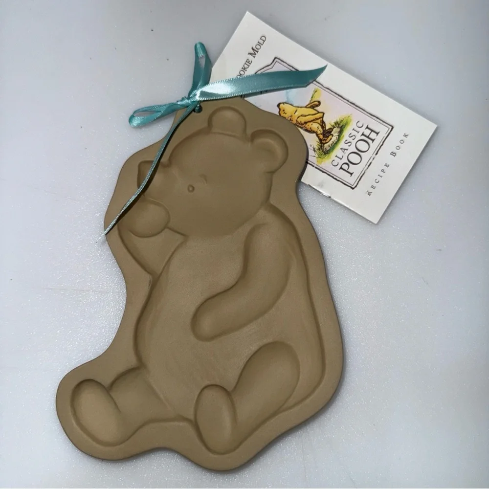 Brown Bag Cookie Mold Winnie The Pooh Disney Hill Design Recipes Booklet New